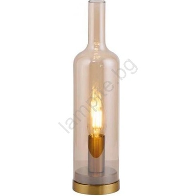 Neuhaus Lighting Group JUST LIGHT. 14006-27 - Настолна лампа BOTTLE 1xE14/25W/230V бежова/опушена (W4819)