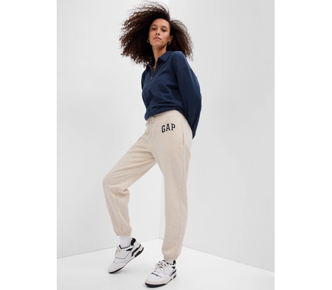 GAP Tepláky s logom Béžová