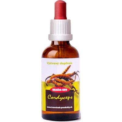 Trávníček Dračia krv Cordyceps tinktura 50 ml