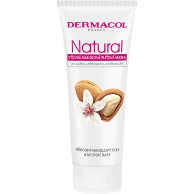 Dermacol Natural výživná mandlová pleťová maska 100 ml