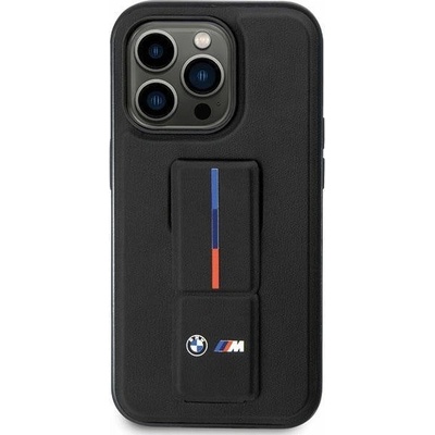 BMW Кейс BMW BMHCP14M22GSLK за iPhone 14 Plus 6.7"", черен / черен, твърд, Grip Hot Stamp (BMW000632-0)