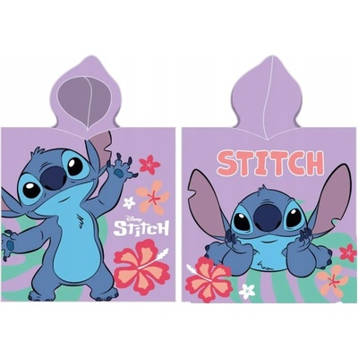Disney deka s kapucí 115 x 50 cm fialová