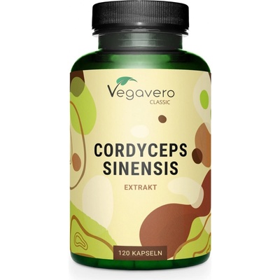 Vegavero CORDYCEPS 500 mg 120 kaspúl