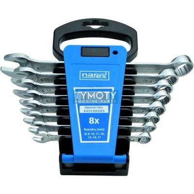 Sada očkoplochých klíčů palcová-plast.držák DIN 3113 230406.608-3113Narex Professional 8-dílná /1/4"-5/8"/