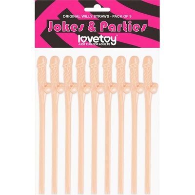 Lovetoy - realistické slamky v tvare penisu prírodné