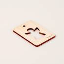 SOJKA Dřevěná vůně do auta - Anděl obrys