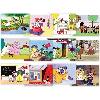 Pohlednice sr D030 E UV (večerníčky ČT)