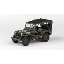 Cararama Jeep WillysTon Military Vehicle 1:4 1:43