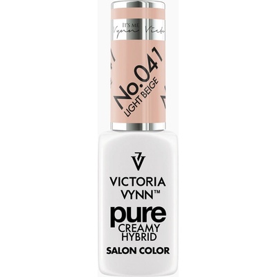 VICTORIA VYNN Hybridní gel lak PURE CREAMY HYBRID 041 Light Beige 8 ml
