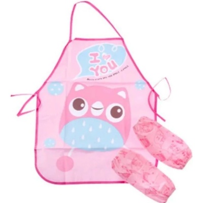 Bellatex Dětská zástěrka Králíček růžová 37x47 cm