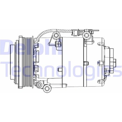 Kompresor, klimatizace DELPHI CS20358