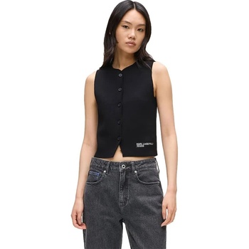 Karl lagerfeld jeans Елек Karl lagerfeld jeans A4W18060 waistcoat - Black (Black)