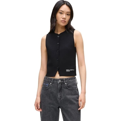 Karl lagerfeld jeans Елек Karl lagerfeld jeans A4W18060 waistcoat - Black (Black)