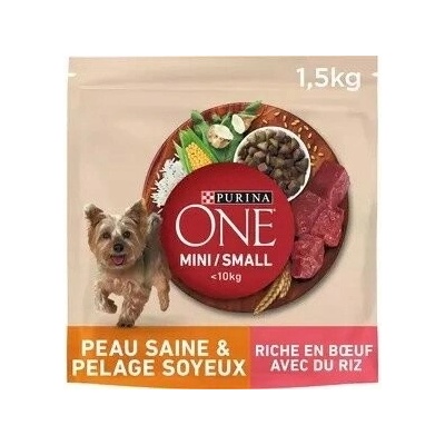 Purina One Mini Dog Adult Beef & Rice 1,5 kg