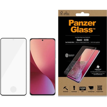 Panzer Стъклен протектор PanzerGlass за Xiaomi 12/12x Case Friendly AB - Черен