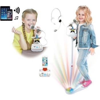 Bluetooth karaoke s hlavovým mikrofonem