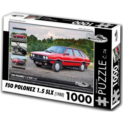 Retro cars - Puzzle FSO Polonez 1.5 (1988) - 1 000 piese