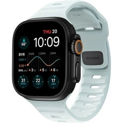 Nomad Sport Strap Ice Blue Glow - Apple Watch 49mm/46mm/45mm/44mm/42mm NM01123385