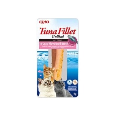 INABA Cat Grilled Tuna Fillet v krabím vývaru 15 g