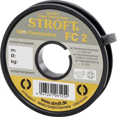 Stroft Fluorocarbon FC2 50m 0,15mm 2kg