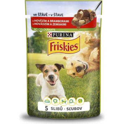 Friskies Adult hovězí s bramborami ve šťávě 100 g