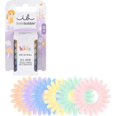 Detská sada ozdobných špirálových gumičiek Invisibobble KIDS Original Take Me to Candyland - 6 ks