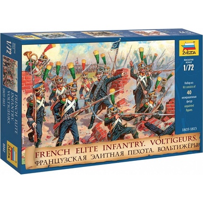 Zvezda French Elite Infantry Voltigeurs re release 1:72
