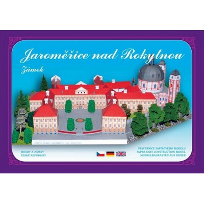 Zadražil Ivan Zámek Jaroměřice nad Rokytnou Stavebnice papírového modelu