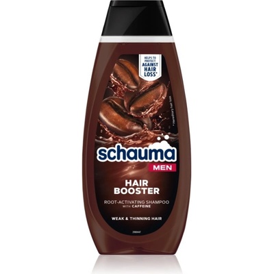 Schwarzkopf Schauma Hair Booster kofeinový šampon pro muže 400 ml