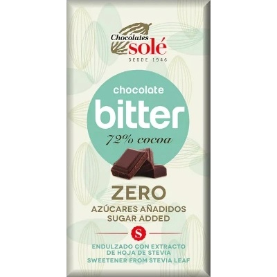 Chocolates Solé Шоколади Solé - 72% със стевия без захар