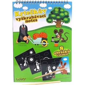 Vyškrabávací notes - Krtko 8 listov