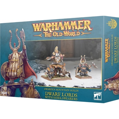 Games Workshop Dwarf Lords with Shieldbearers (10-11)
