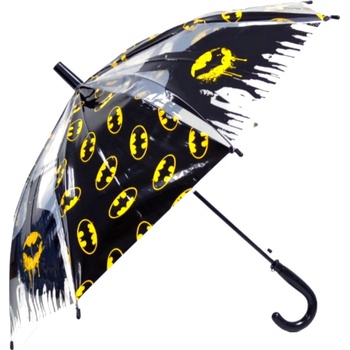 Batman deštník dětský průhledný černý