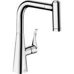 Hansgrohe Кухненски смесител Hansgrohe Metris M71 220 с издърпващ се душ с 2 струи (14834000)