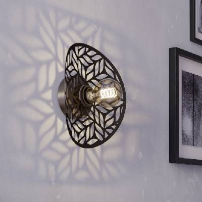 EGLO 44125 - Настенно осветително тяло SWABY 1xE27/60W/230V бронзово (EG44125)