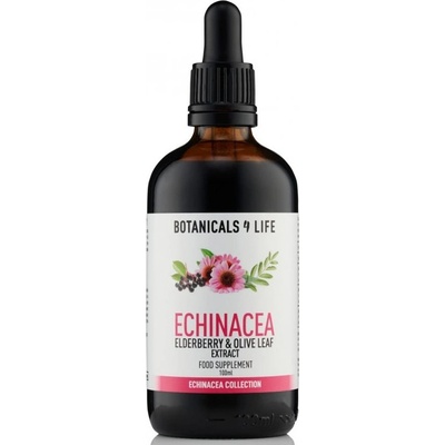 Botanicals 4 life Bylinná tinktura z extraktů z echinacey černého bezu a olivových listů 100 ml