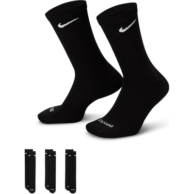 Nike Мъжки чорапи Nike 3 Pack Crew Socks Mens - Black/White