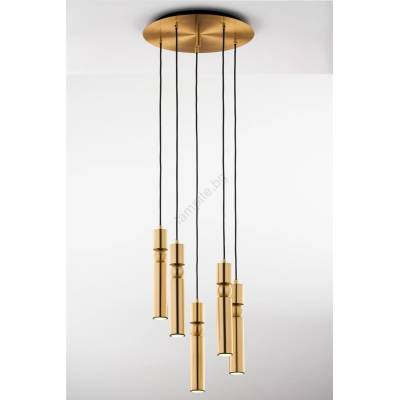 JUPITER 2020 - Пендел ALAS 5xGU10/10W/230V златист (10702020)