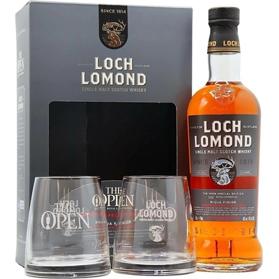 Loch Lomond The Open 46% 0,7 l (dárkové balení 2 sklenice)
