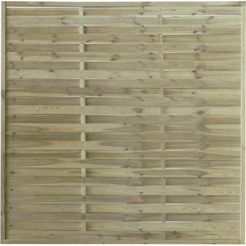 Vyplétaný lamelový plotový prvek, tlaková impregnace, 180 x 180 cm