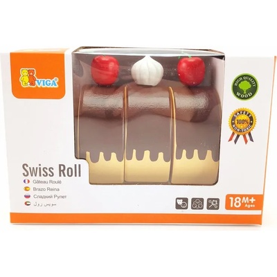 Viga Toys Дървена играчка Viga - Швейцарско руло (51323)