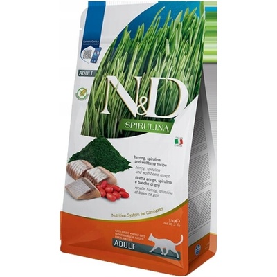 N&D cat SPIRULINA GF adult herring 1,5 kg