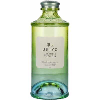 Ukiyo Japanese Yuzu Gin 40% 0,7 l (čistá fľaša)
