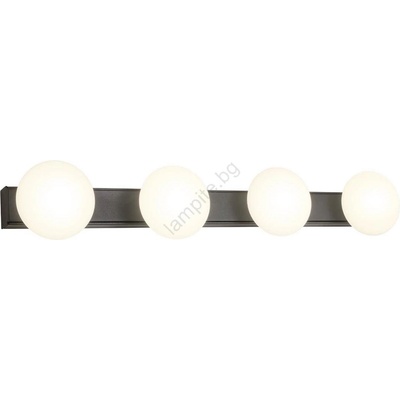 Redo Group 01-4311 - LED таванно осветително тяло за баня OVUM 4xLED/5W/230V IP44 черно (UN2134)