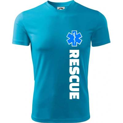 Rescue pro záchranáře pánské triko Fantasy sportovní dresovina světlý tyrkys