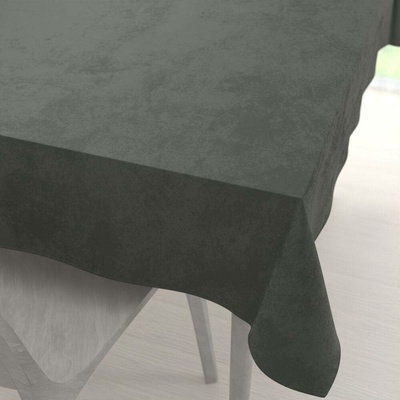 Biante Sametový obdélníkový ubrus Velvet Premium SVP-021 Tmavě šedozelený 100x140 cm