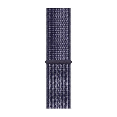 Apple Оригинална текстилна каишка за Apple Watch 42мм, 44мм, 45мм, 46мм, Ultra, Ultra 2, Ultra 3 49мм - Apple Watch Nike Band Purple Pulse Sport Loop (лилав) (mgqk3zm/a)