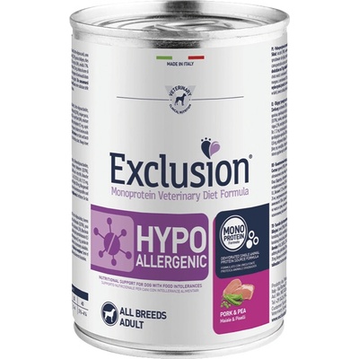 Exclusion All Breeds hypoalergenní vepřové hrášek 400 g