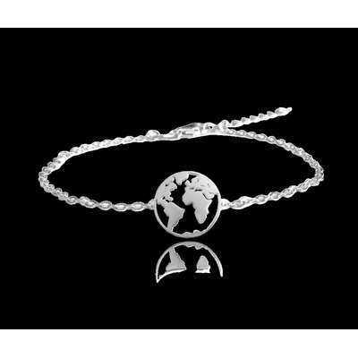 Minet stříbrný Love se srdíčky JMAS0002SB16