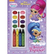 Better Together! Shimmer and Shine [With Four Chunky Crayons] Chlebowski RachelPaperback